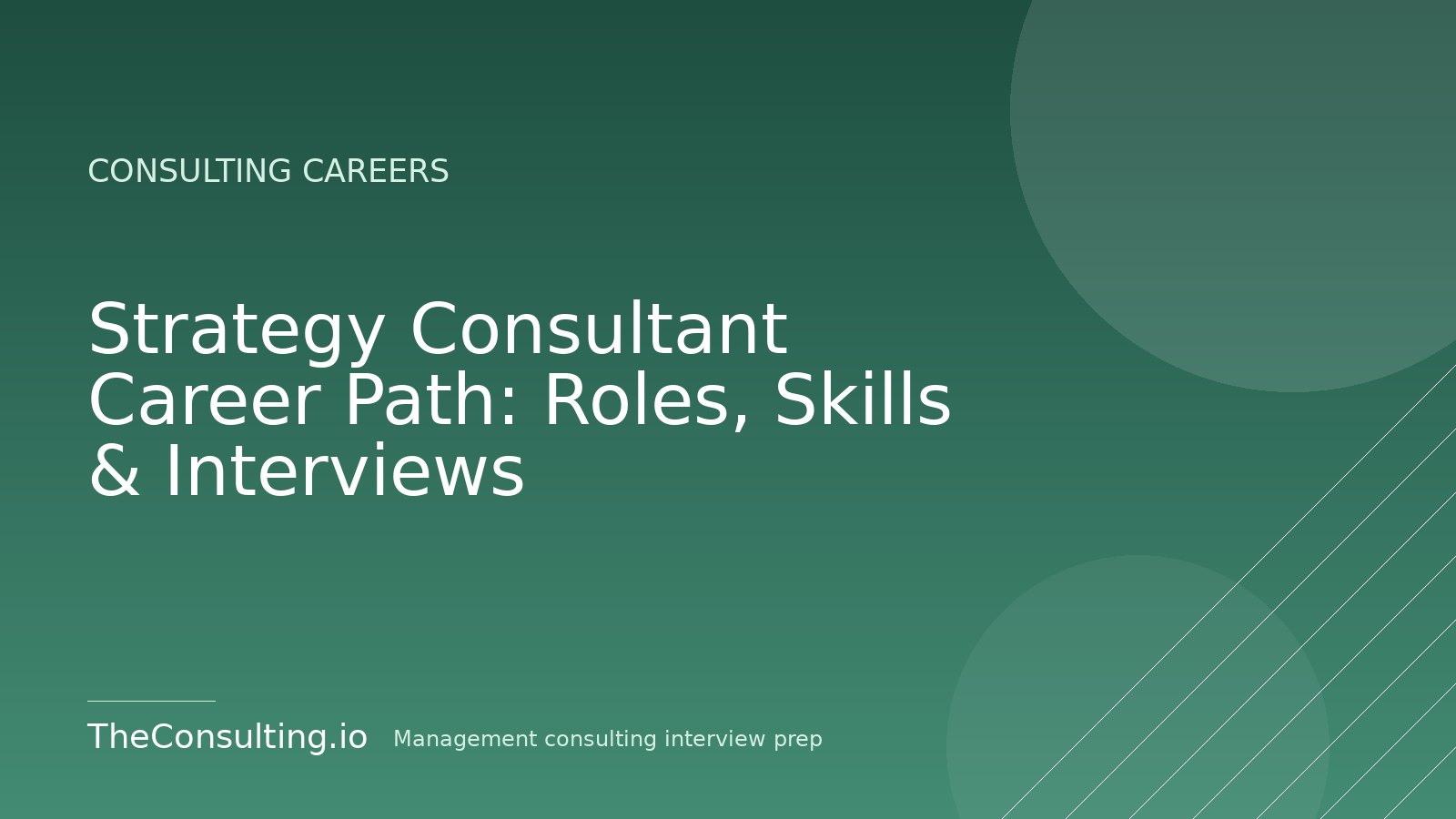 Strategy Consultant Career Path: Roles, Skills & Interviews